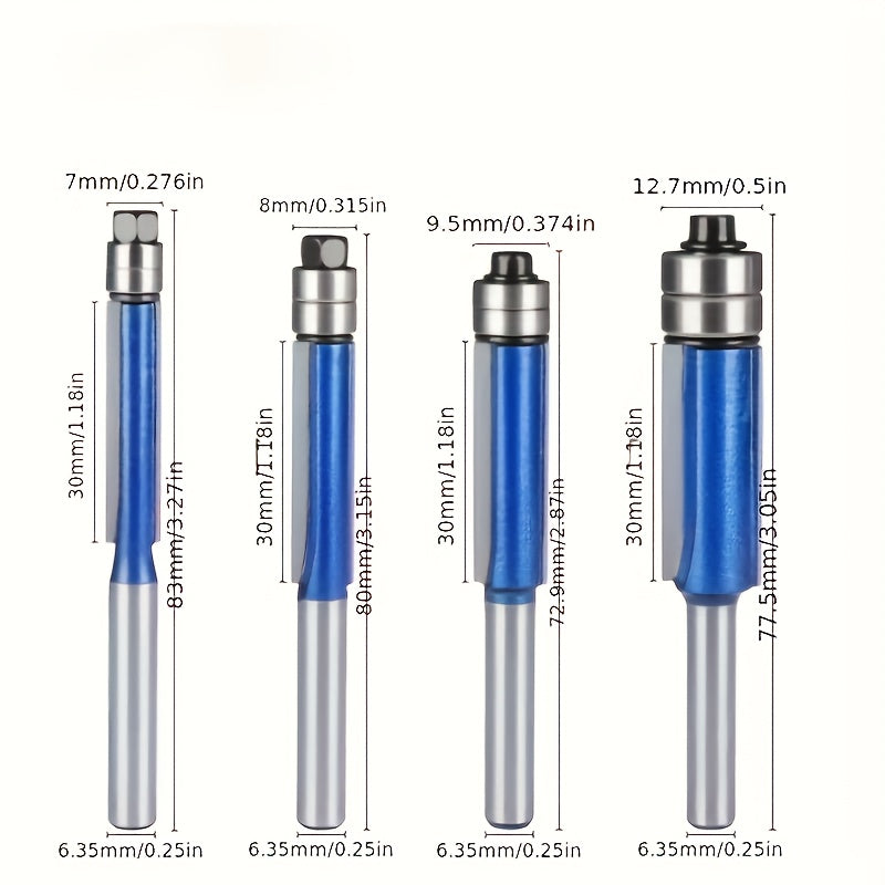 4/15/24/35pcs/Set Carbide Tipped Router Bits, 1/4 Inch Shanks, Woodworking Router, Premium Woodworking Router Bit Set, Carbide Tipped Precision Cutting Tools With Durable Metal Case, Wooden Case RISE DEFENSE SYSTEMS.AI PRODUCTS