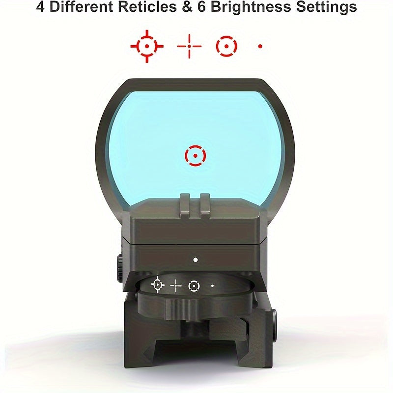 Sight, Multiple Reticle System Red Dot Sight With Picatinny Rail Mount, Absolute Co-Witness RISE DEFENSE SYSTEMS.AI PRODUCTS