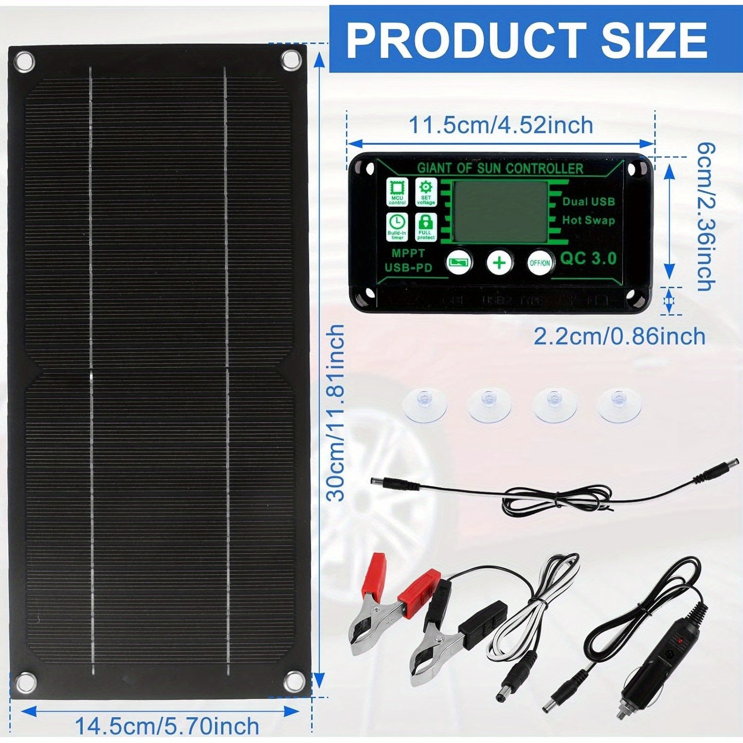 600W Solar Panel Charger Monocry Stalline Silicon 100A Charge Controller Solar Panel Kit with Extension Cable Clip for RV Outdoor Camping RISE DEFENSE SYSTEMS.AI PRODUCTS