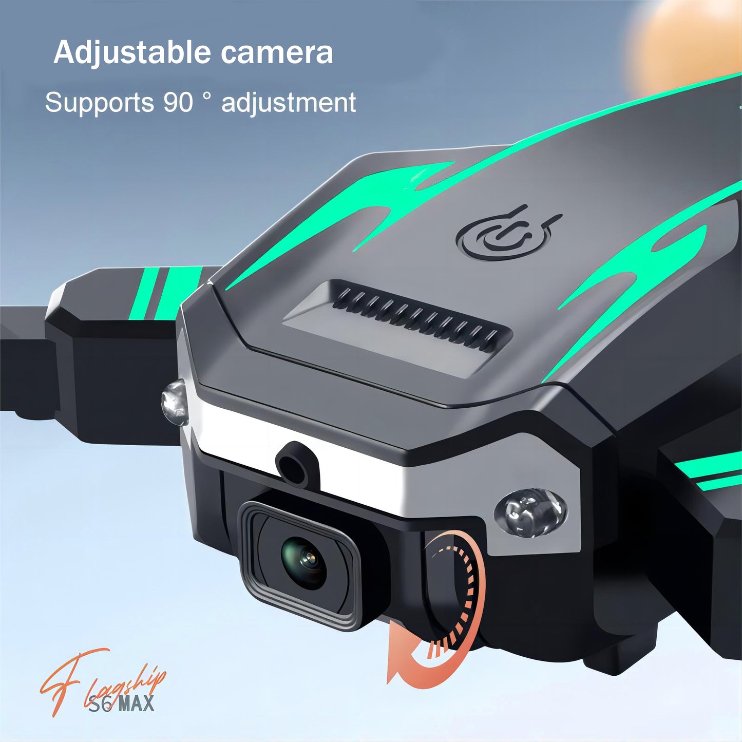 S6 Max Quadcopter Drone - Professional Entry-Level Dual Camera with 540° Obstacle Avoidance, FPV, High Altitude Hovering, Outdoor Party Overhead Shot Capability - Perfect Beginner Gift for Christmas, Thanksgiving, Halloween, RISE DEFENSE SYSTEMS.AI PRODUCTS