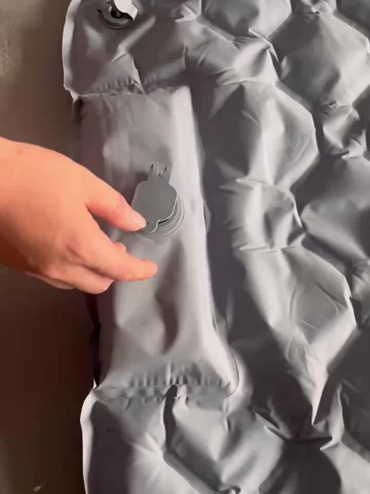 Ultralight Camping Inflatable Air Cushion Mattress With Pillows, Travel Folding Bed For Outdoor Hiking Trekking RISE DEFENSE SYSTEMS.AI PRODUCTS