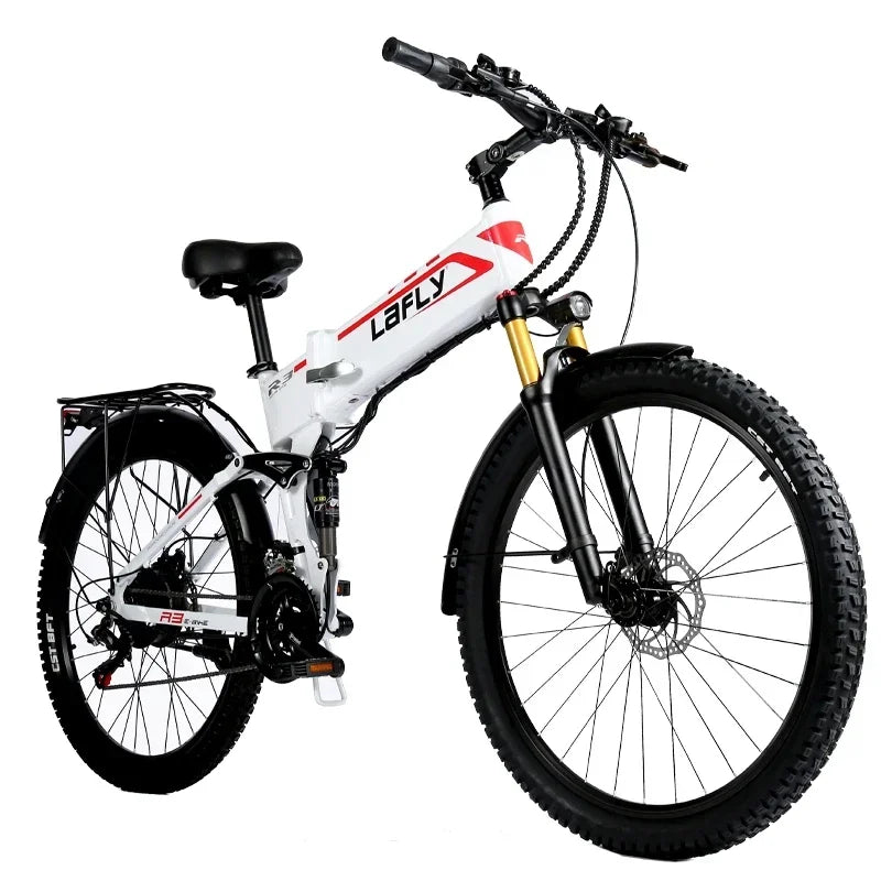 2023 NewLAFLY X3 PRO 27.5inch 1000W Mountain Electric Bike Folding 48V Iithium Assisted MTB Electric Bicycle Cross - Country Ebike - RISE DEFENSE SYSTEMS.AI PRODUCTS