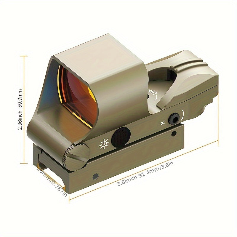 Multiple Reticle System Feyachi Red Dot Sight With Absolute Co-Witness and Picatinny Rail Mount RISE DEFENSE SYSTEMS.AI PRODUCTS