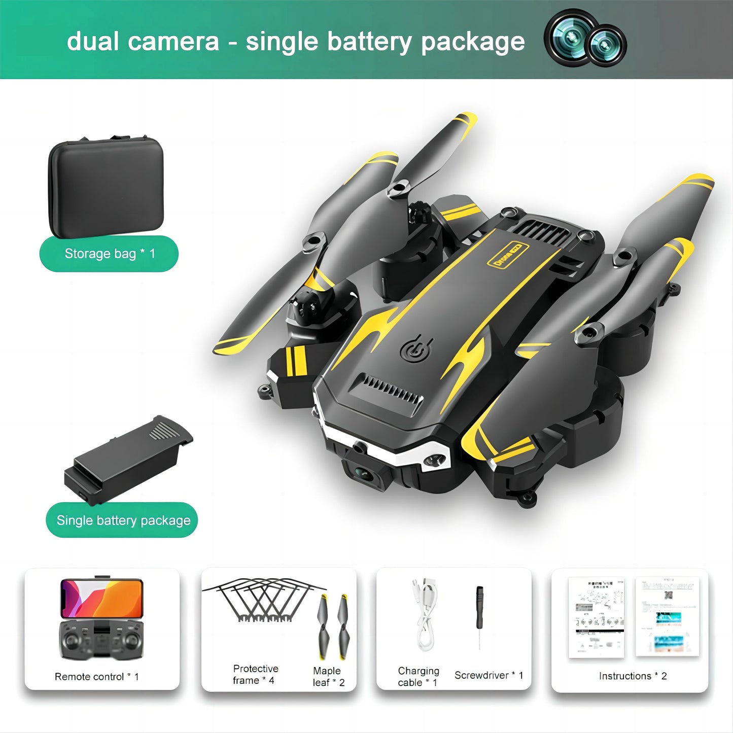 S6 Max Quadcopter Drone - Professional Entry-Level Dual Camera with 540° Obstacle Avoidance, FPV, High Altitude Hovering, Outdoor Party Overhead Shot Capability - Perfect Beginner Gift for Christmas, Thanksgiving, Halloween, RISE DEFENSE SYSTEMS.AI PRODUCTS