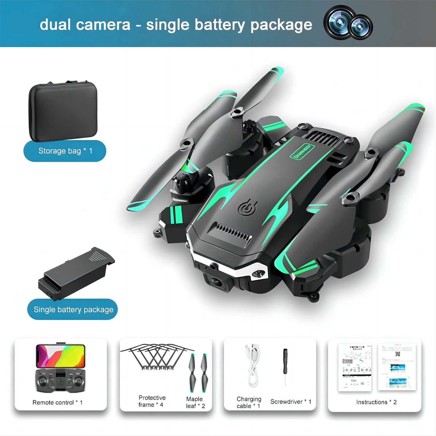 S6 Max Quadcopter Drone - Professional Entry-Level Dual Camera with 540° Obstacle Avoidance, FPV, High Altitude Hovering, Outdoor Party Overhead Shot Capability - Perfect Beginner Gift for Christmas, Thanksgiving, Halloween, RISE DEFENSE SYSTEMS.AI PRODUCTS