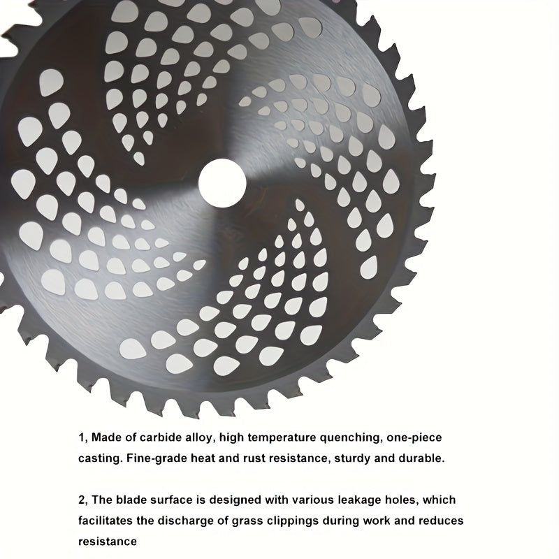1pc Weeder Blade, 10" (Approx. 25.4cm) Carbide Tipped Brush Cutter Blade for Weeder, Circular Saw Blade Brush Cutter Blade 40T, 60T, 80T RISE DEFENSE SYSTEMS.AI PRODUCTS