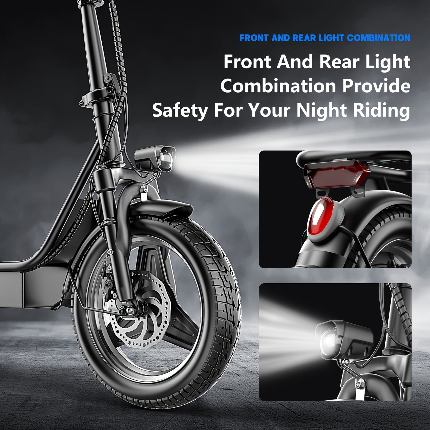 High-Speed Electric Scooter for Adults - 500W 650W Peak Motor, 20mph Top Speed, 30Miles Long Range, Comfortable Seat, Dual Disc Brakes, Perfect for Commuters and Travelers RISE DEFENSE SYSTEMS.AI PRODUCTS