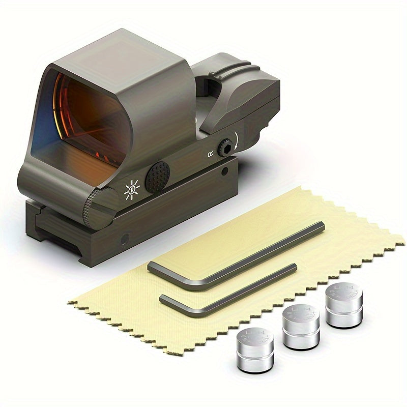 Sight, Multiple Reticle System Red Dot Sight With Picatinny Rail Mount, Absolute Co-Witness RISE DEFENSE SYSTEMS.AI PRODUCTS