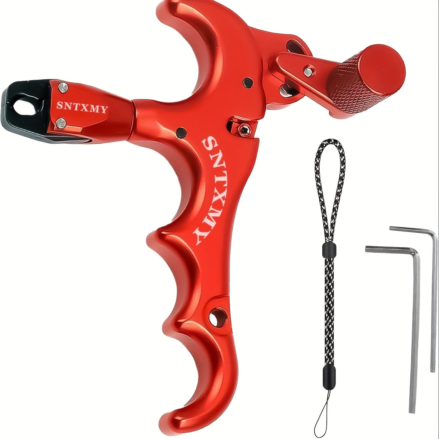 Compound Bow Release, Aluminum Alloy Golden 360° Rotating Arrow Release, Compound Bow Trigger Thumb Release RISE DEFENSE SYSTEMS.AI PRODUCTS