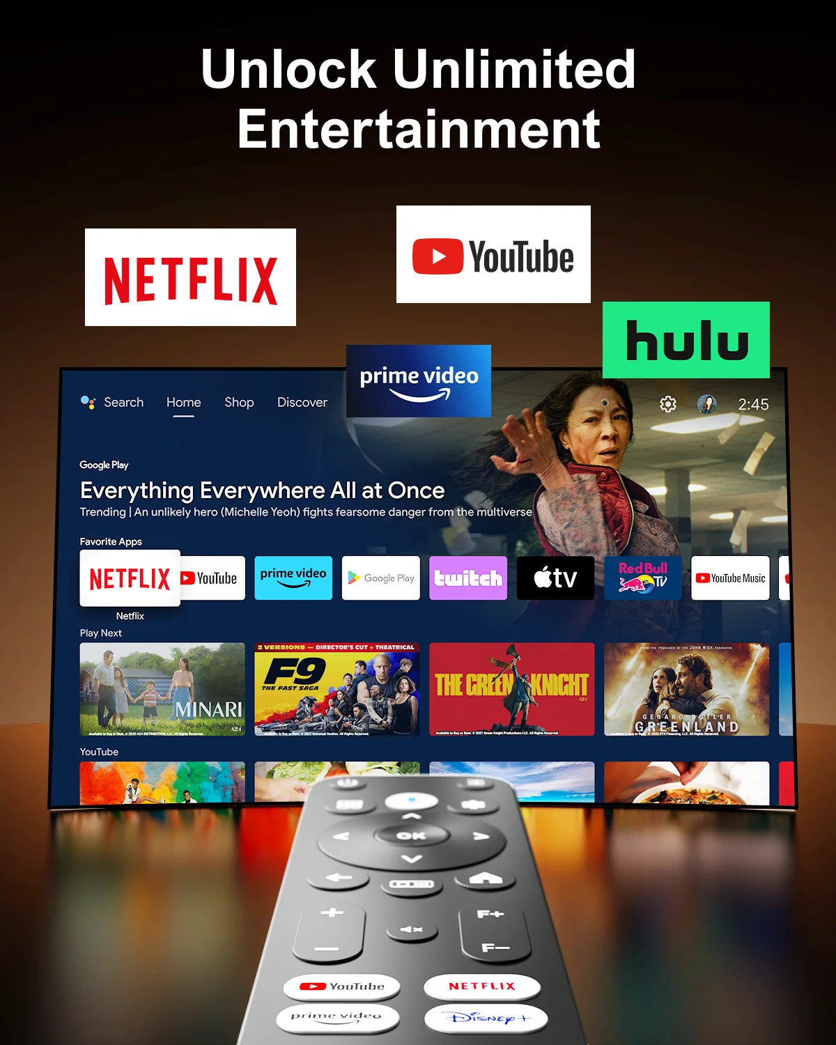 ULTIMEA Full HD 1080P Projector 4K Android TV 11.0 with Netflix, Smart 90° Gimbal, WiFi Bluetooth Proyector, Home Theater Beamer RISE DEFENSE SYSTEMS.AI PRODUCTS