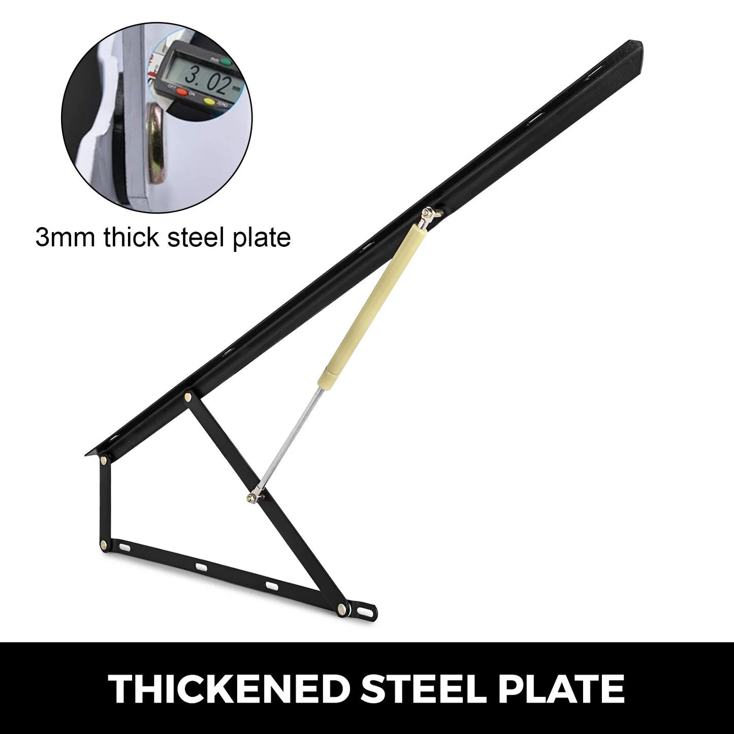 VEVOR Pair Of 5FT 4FT Heavy Pneumatic Storage Bed Lift Mechanism Gas Spring Strut Support Hinge Bed Sofa Storage Space Saving RISE DEFENSE SYSTEMS.AI PRODUCTS