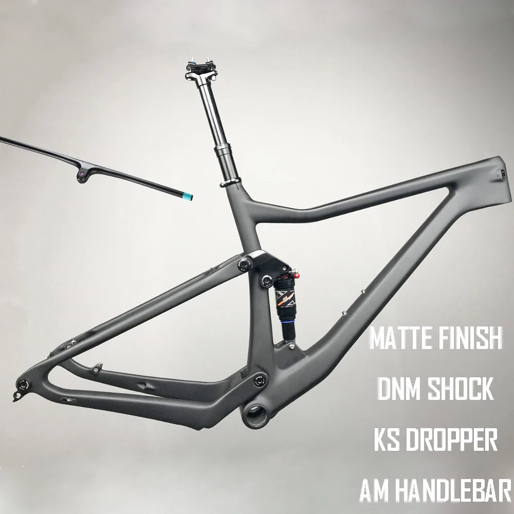 2024 LEXON Bicycle Frame XC TRIAL Cross country Carbon Mountain Bike Full Suspension 29er Boost frameset ROCKSHOX DNM Parts RISE DEFENSE SYSTEMS.AI PRODUCTS