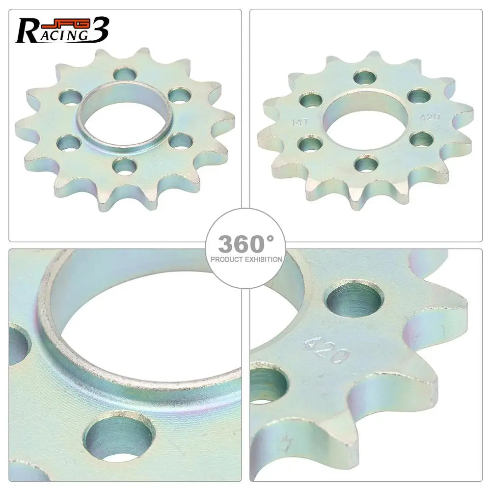 For Sur-Ron Sur Ron Surron X S Light Bee Off-Road Electric Vehicle Cross-country Bike Motorcycle 14T Front Chain Sprocket RISE DEFENSE SYSTEMS.AI PRODUCTS