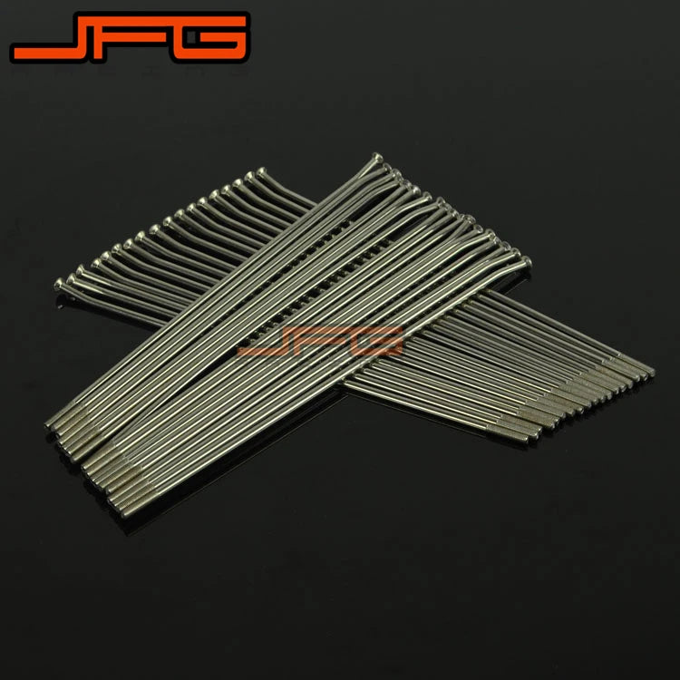 Motorcycle Stainless Steel 19" Rear Wheel Spokes Nipples For HONDA CR125R CR250R CR500R CRF250R CRF250X CRF450R CRF450X RISE DEFENSE SYSTEMS.AI PRODUCTS