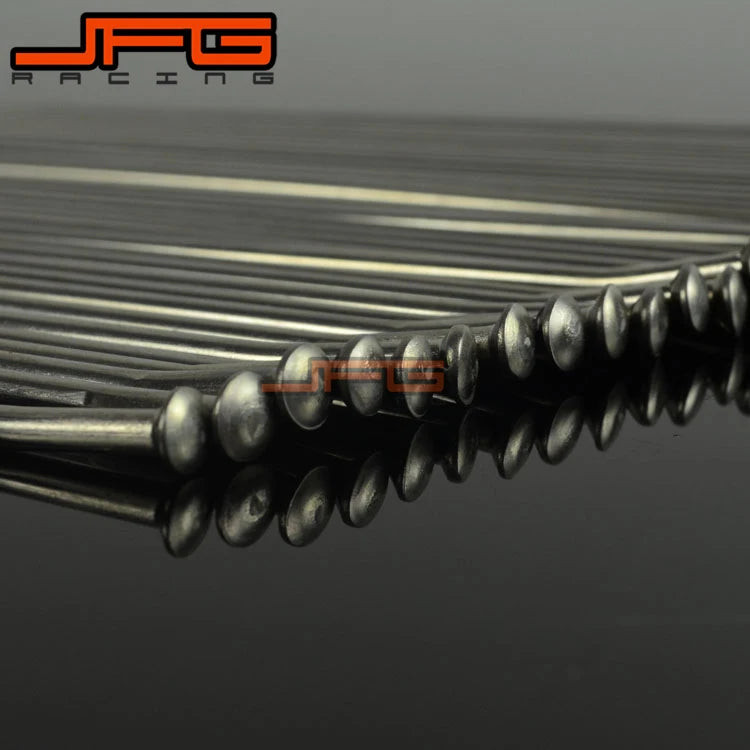Motorcycle Stainless Steel 19" Rear Wheel Spokes Nipples For HONDA CR125R CR250R CR500R CRF250R CRF250X CRF450R CRF450X RISE DEFENSE SYSTEMS.AI PRODUCTS