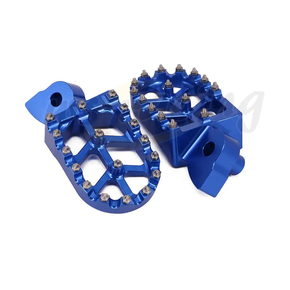 Motorcycle CNC Foot Pegs Rests Footpegs Footrests For Yamaha YZ65 YZ85 YZ125 YZ250 YZ 65 85 125 250 250F 125X 450F WR 250F 450F RISE DEFENSE SYSTEMS.AI PRODUCTS