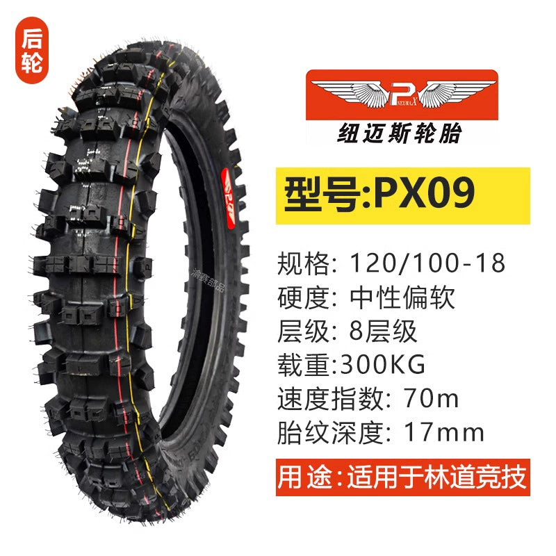 Newmaisi Big Flower Tire Mountain Scrambling Motorcycle Tire 181921-Inch Thickening and Wear-Resistant Big Tooth Flower Front and Rear Outer Tire RISE DEFENSE SYSTEMS.AI PRODUCTS