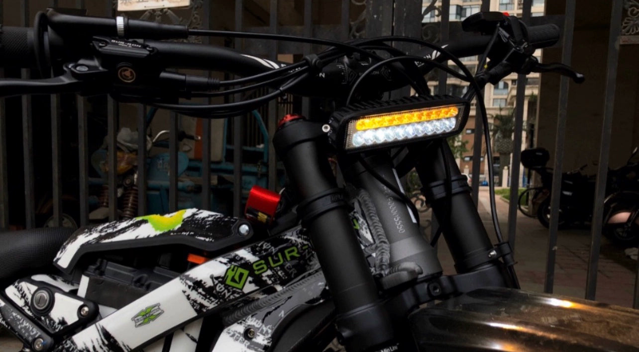 Dragon Sur-Ron Light Bee X Accessories-Headlight Headlight Headlight Bracket Taillight with Reverse Reflector Retrofit Lights RISE DEFENSE SYSTEMS.AI PRODUCTS
