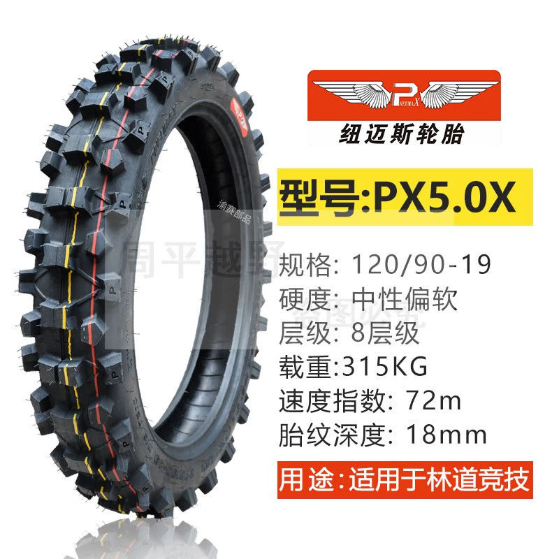 Newmaisi Big Flower Tire Mountain Scrambling Motorcycle Tire 181921-Inch Thickening and Wear-Resistant Big Tooth Flower Front and Rear Outer Tire RISE DEFENSE SYSTEMS.AI PRODUCTS