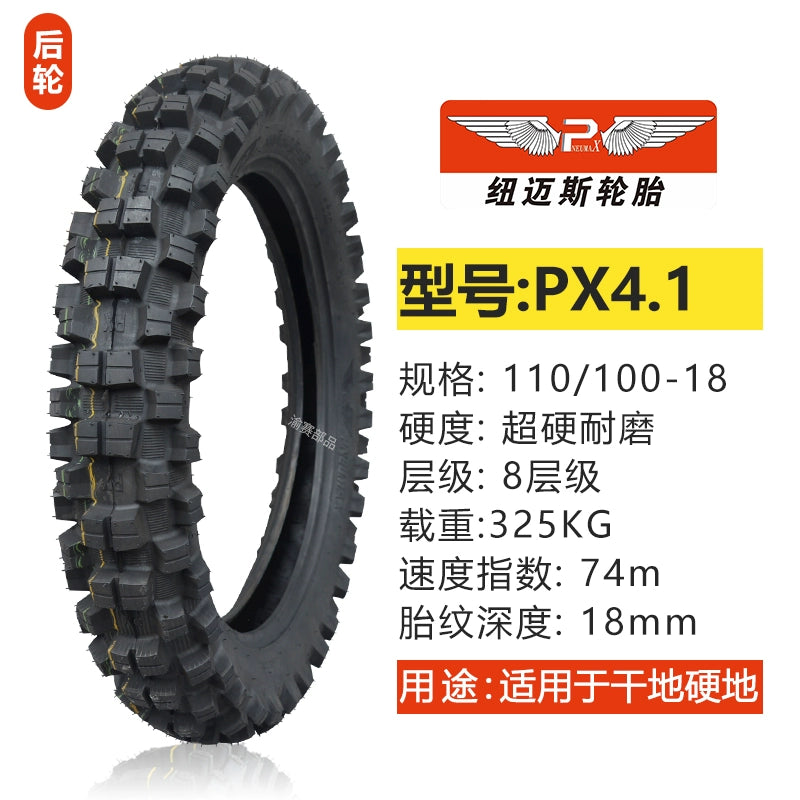Newmaisi Big Flower Tire Mountain Scrambling Motorcycle Tire 181921-Inch Thickening and Wear-Resistant Big Tooth Flower Front and Rear Outer Tire RISE DEFENSE SYSTEMS.AI PRODUCTS