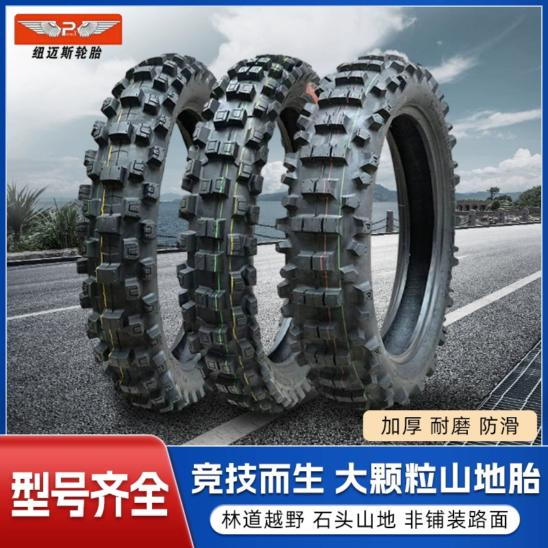 Newmaisi Big Flower Tire Mountain Scrambling Motorcycle Tire 181921-Inch Thickening and Wear-Resistant Big Tooth Flower Front and Rear Outer Tire RISE DEFENSE SYSTEMS.AI PRODUCTS