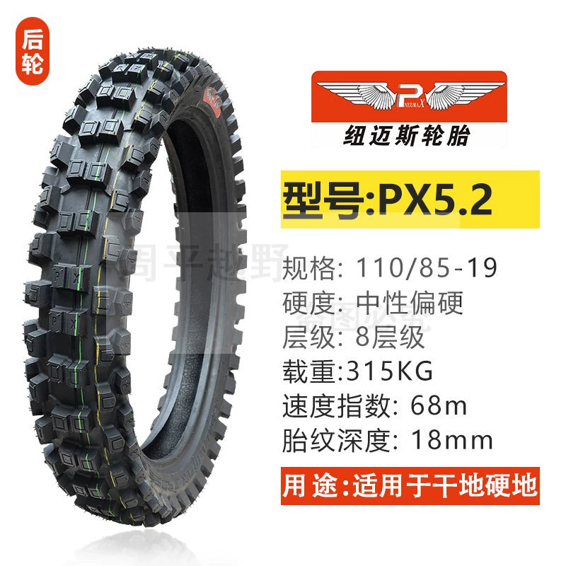 Newmaisi Big Flower Tire Mountain Scrambling Motorcycle Tire 181921-Inch Thickening and Wear-Resistant Big Tooth Flower Front and Rear Outer Tire RISE DEFENSE SYSTEMS.AI PRODUCTS