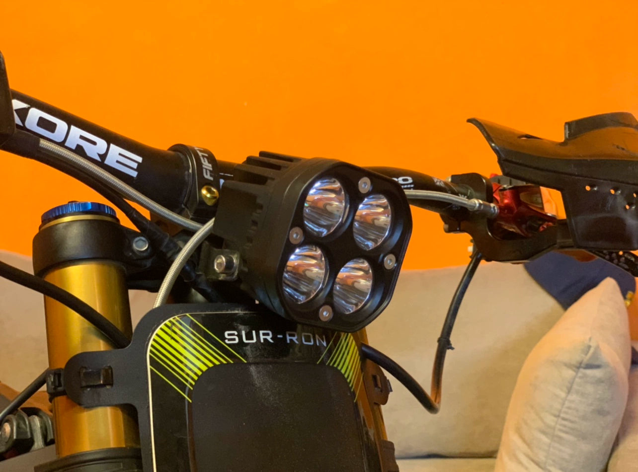 Dragon Sur-Ron Light Bee X Accessories-Headlight Headlight Headlight Bracket Taillight with Reverse Reflector Retrofit Lights RISE DEFENSE SYSTEMS.AI PRODUCTS