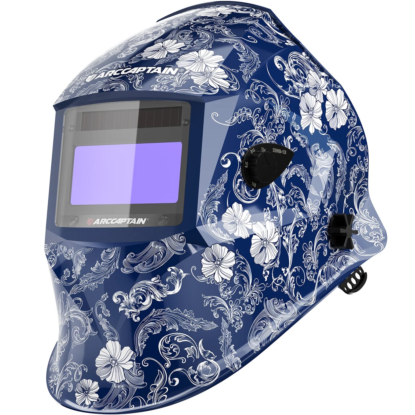 ARCCAPTAIN Welding Helmet Welder Mask Chameleon Large View True Color Solar Power Auto Darkening Welding For Arc Weld Grind Cut RISE DEFENSE SYSTEMS.AI PRODUCTS
