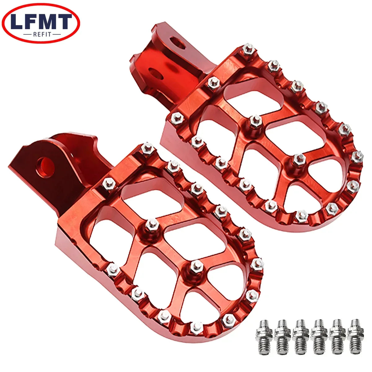 Motorcycle CNC Footpegs Foot Pegs Rests Pedals For Sur-Ron Surron Sur ron Light Bee S Light Bee X Off-Road Electric Foot Pedals RISE DEFENSE SYSTEMS.AI PRODUCTS