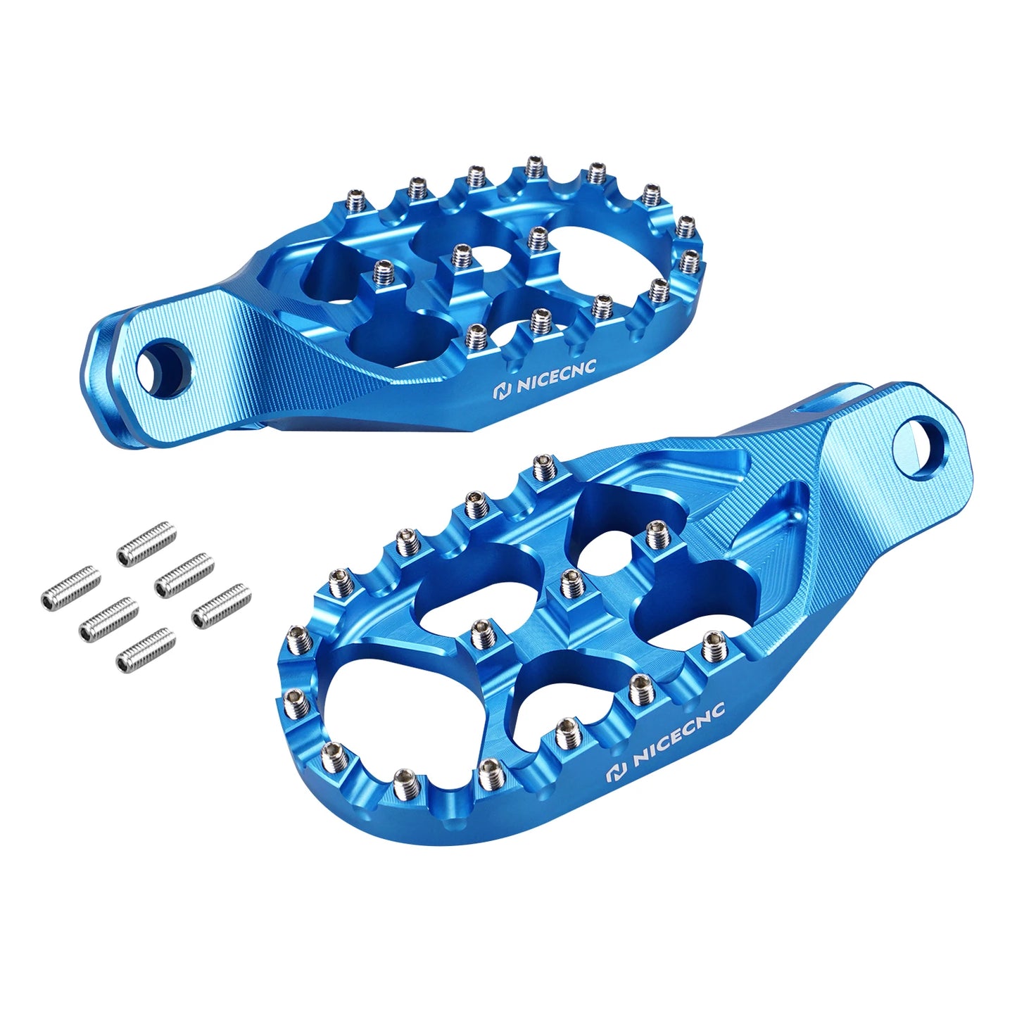 NICECNC For Suzuki DRZ400S 2000-2024 DRZ400SM 2005-2024 DR-Z400S DR-Z400SM Motorcycle Lengthened Enlarged Footpeg Footrest Pedal RISE DEFENSE SYSTEMS.AI PRODUCTS