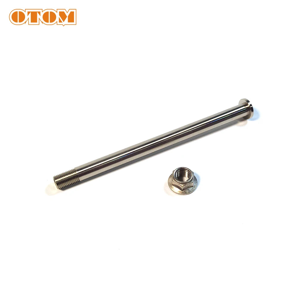 OTOM Motorcycle Steel Rear Axle With Nut For SURRON Light Bee X Universal Extended Version Electric Off-Road Tires Accessories RISE DEFENSE SYSTEMS.AI PRODUCTS