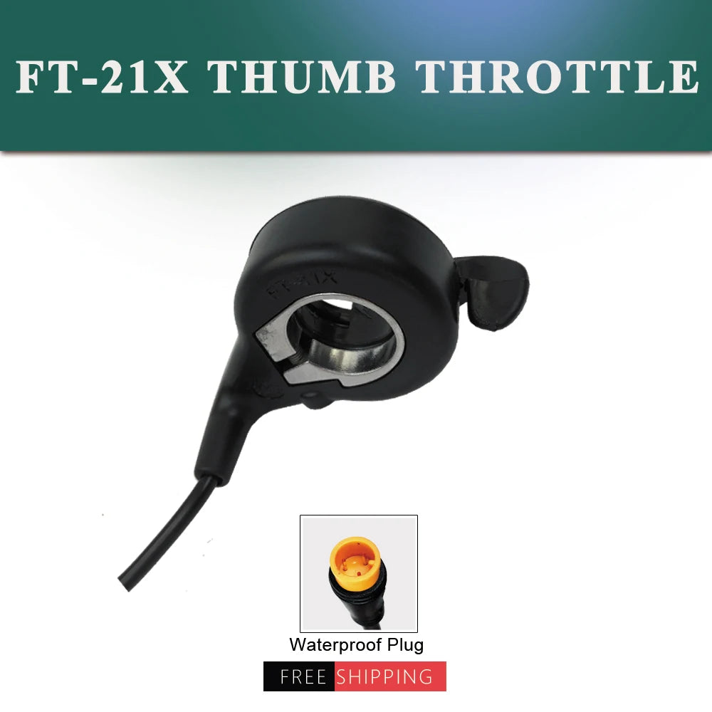Ebike WUXING Thumb Throttle 21X/130X/108X/20X/76X Left/Right Hand Accelerator For Electric Bicycle Conversion Kit RISE DEFENSE SYSTEMS.AI PRODUCTS