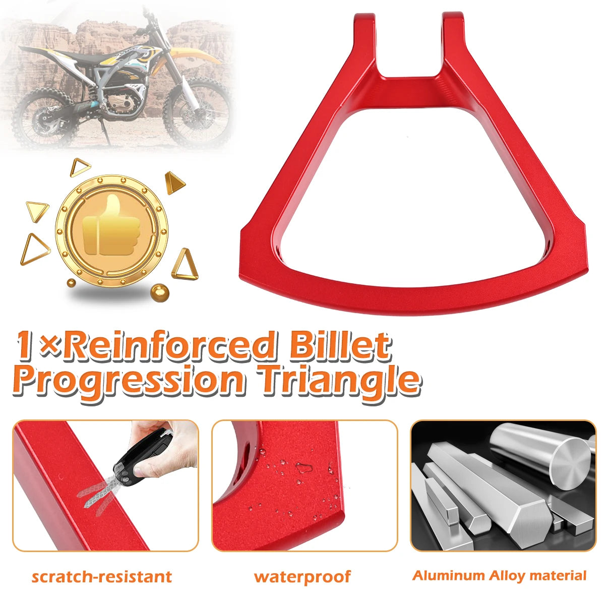 For Sur-Ron Ultra Bee Reinforced Rear Progression Triangle RISE DEFENSE SYSTEMS.AI PRODUCTS