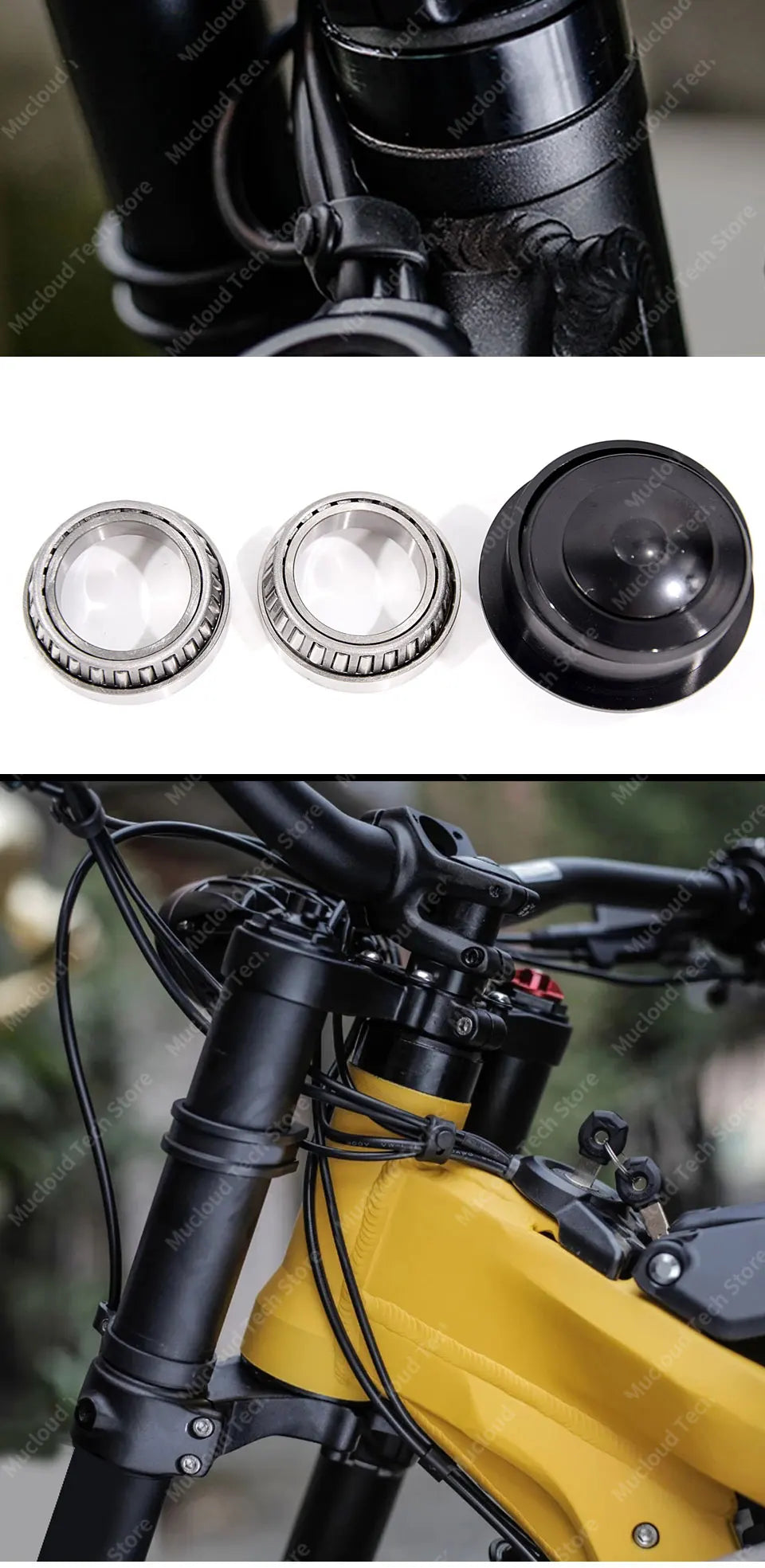 For SURRON Headset Head Tube Light Bee X Motorcycles Dirtbike Off-Road SUR-RON Original Car Accessories RISE DEFENSE SYSTEMS.AI PRODUCTS