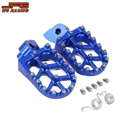 Motorcycle CNC Foot Pegs Rests Footpegs Footrests For Yamaha YZ65 YZ85 YZ125 YZ250 YZ 65 85 125 250 250F 125X 450F WR 250F 450F RISE DEFENSE SYSTEMS.AI PRODUCTS