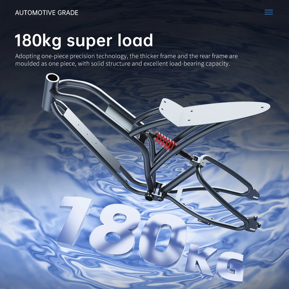 EKX T1 Electric Bicycle 20*4.0 Fat Tire 1000W Motor 48V20AH Lithium Battery Road Electric Bike Adults Waterproof Mountain EBike RISE DEFENSE SYSTEMS.AI PRODUCTS