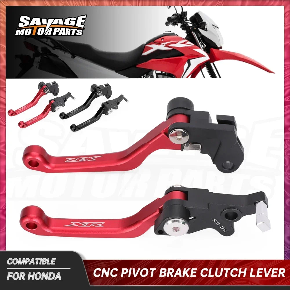 For HONDA XR150L XR 150L 2023-2024 Motorcycle Accessories Pivot Brake Clutch Levers Dirt Pit Bike CNC Aluminum Alloy Handle Bar RISE DEFENSE SYSTEMS.AI PRODUCTS