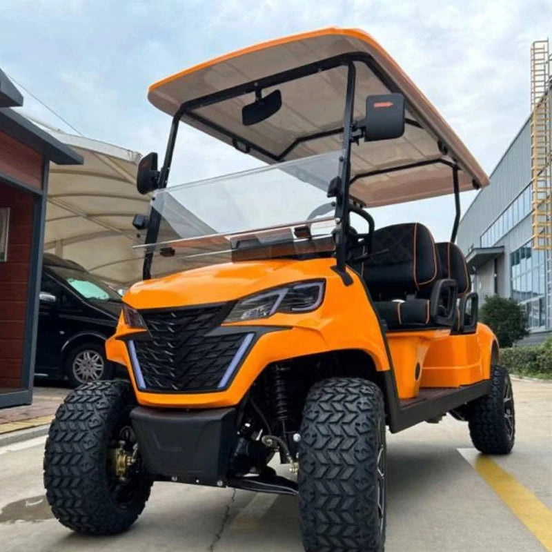 Customize New Club Sightseeing Golf Car 4/6 Seater 48V 60V Off-road Solar Electric Golf Cart RISE DEFENSE SYSTEMS.AI PRODUCTS