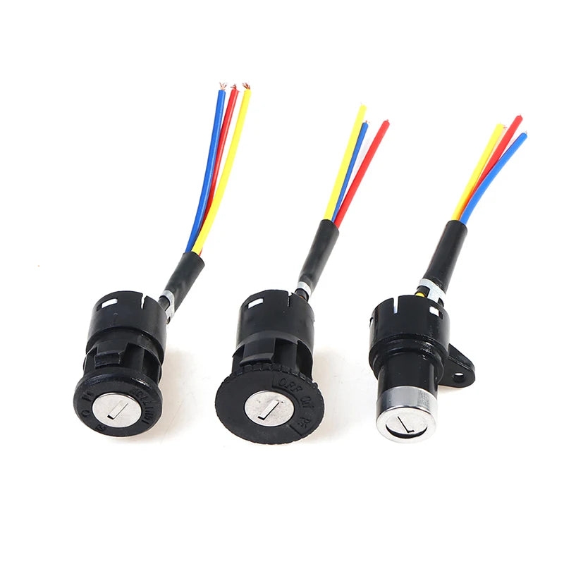 1Pc E-Bike Key Power Lock Universal Ignition Switch Key Power Lock For Electric Bicycle Electric Scooter RISE DEFENSE SYSTEMS.AI PRODUCTS