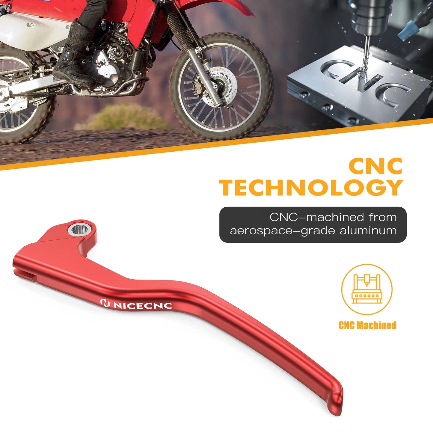 NICECNC Motorcycle Labor-saving clutch Lever For Honda XR650L 1993-2024 Motocross Enhancement Accessories Reduction In Actuation RISE DEFENSE SYSTEMS.AI PRODUCTS