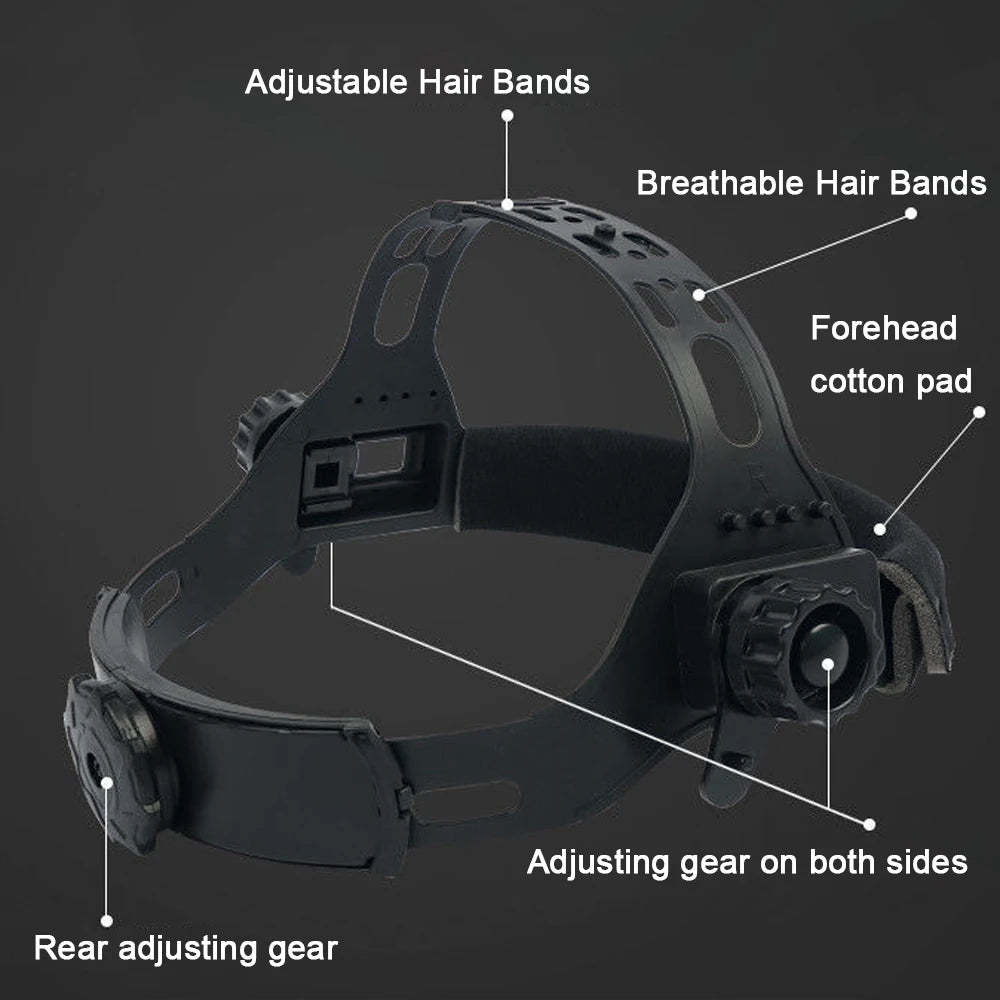 Welding Mask Solar Automatic Dimming Large View True Color 130℃ High Temperature Resistant Welder Auto Darkening Welding Helmet RISE DEFENSE SYSTEMS.AI PRODUCTS