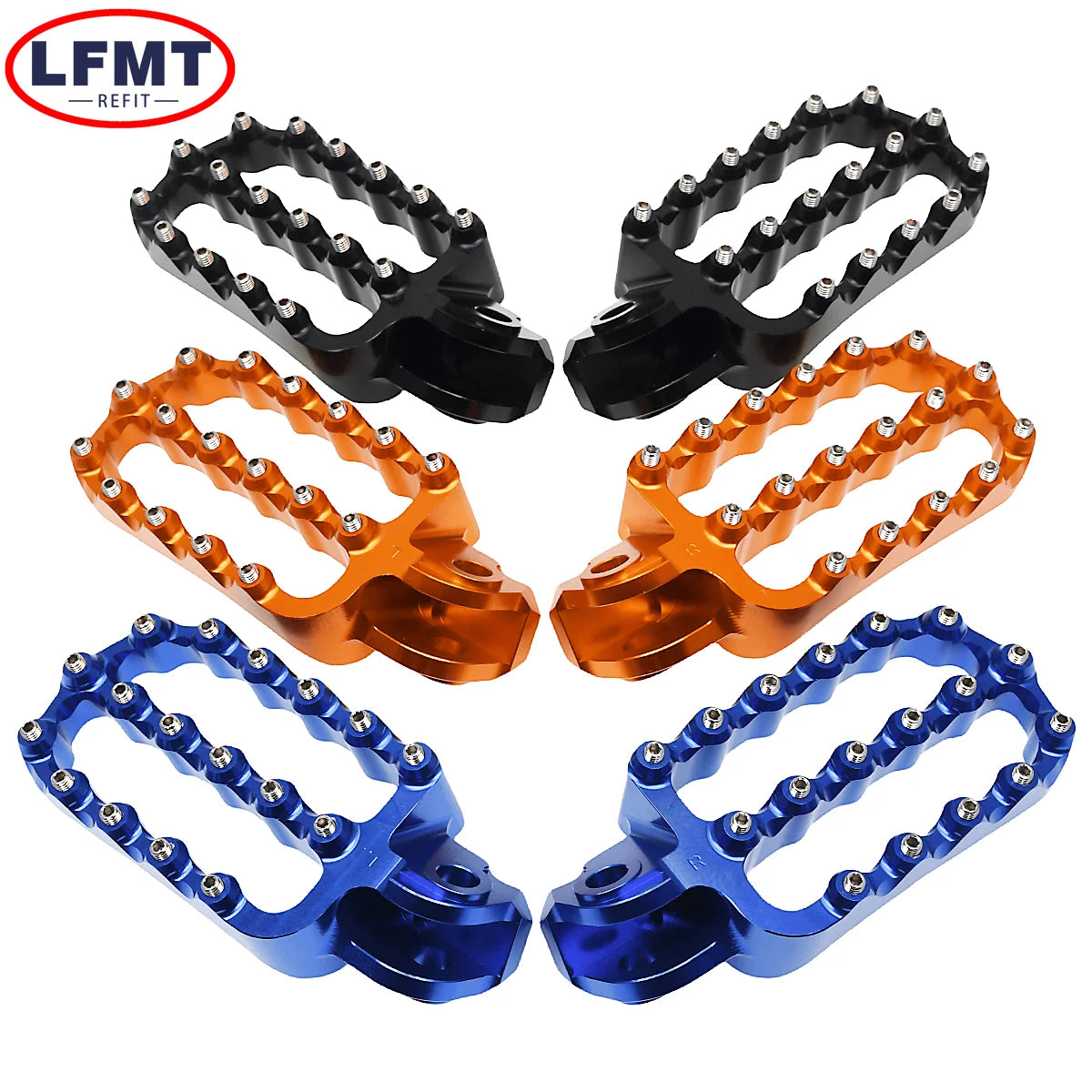 NEW 2023 CNC Forged Foot Pegs Pedals Rests For KTM 690 790 950 990 1090 1190 1290 Super Adventure R Supermoto R T Enduro SMC SMR RISE DEFENSE SYSTEMS.AI PRODUCTS