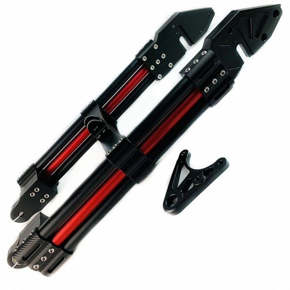 Electric Motorcycle Swing Arm New 3D CNC Adjustable 3-tube Water Pipe Rear Flat Fork Universal For M3 M5 M6 Little Monkey Modify RISE DEFENSE SYSTEMS.AI PRODUCTS