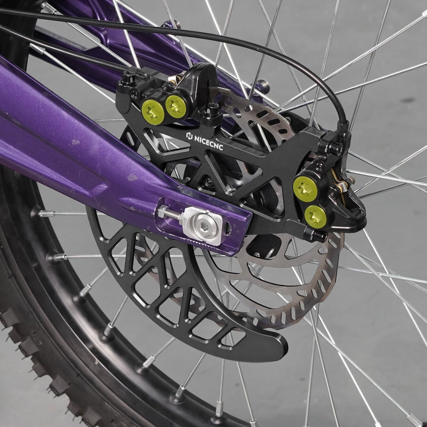For Surron light bee X Front Rear Brake Disc Guard & Front Fork Leg Guards light bee S L1E Segway X160 X260 Electric Dirt Bike RISE DEFENSE SYSTEMS.AI PRODUCTS