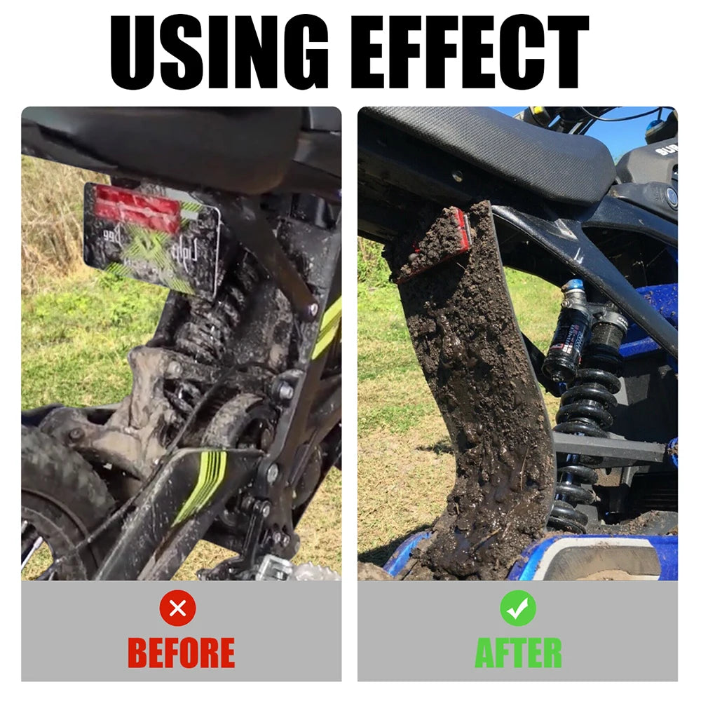 Motorcycle Rear Shock Absorption Mud Guard Rear Shock-absorbing Dust Cover Fender For Sur-Ron Surron Light Bee Segway X260 RISE DEFENSE SYSTEMS.AI PRODUCTS