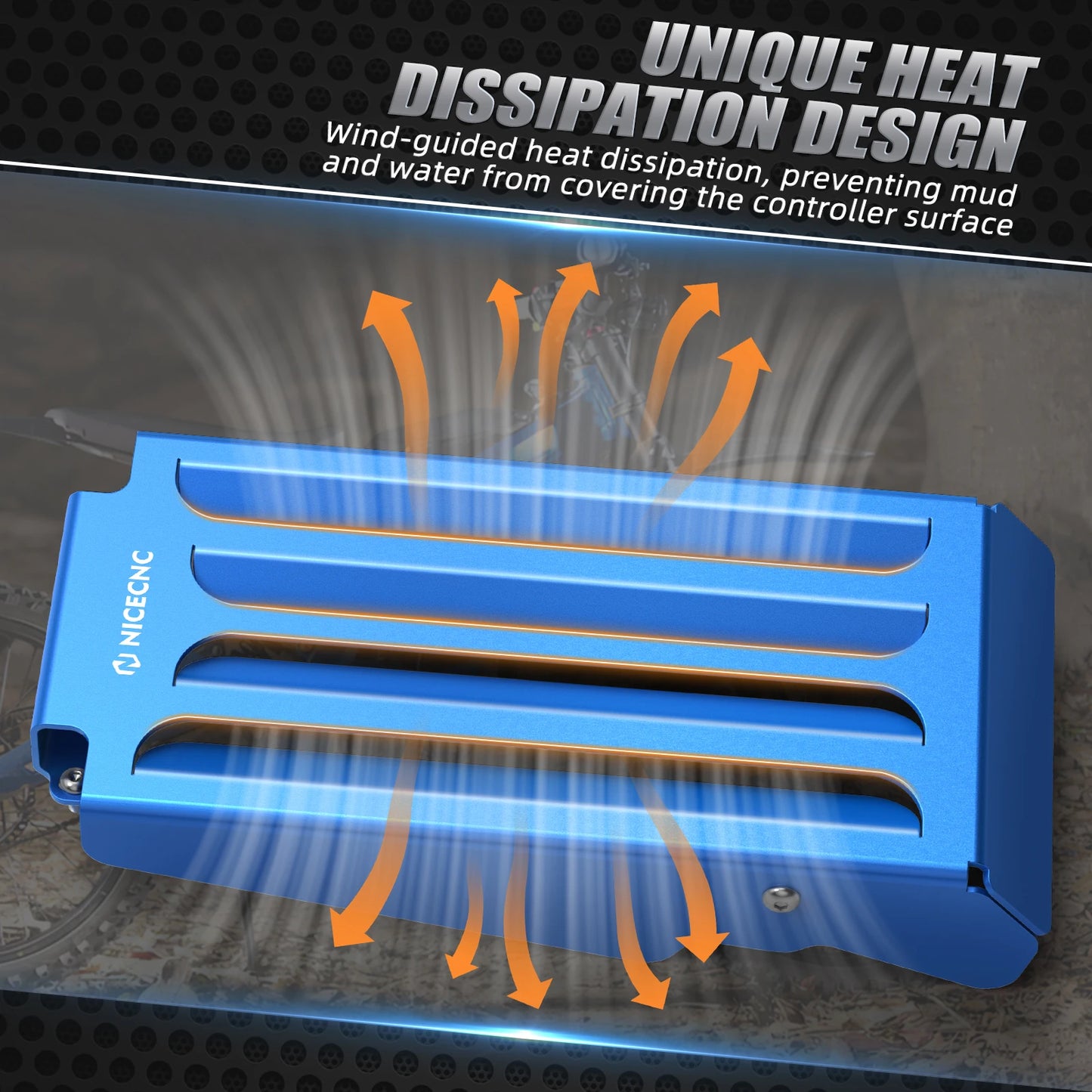 For Surron Light Bee X S L1E For Segway X160 X260 Motorcycle Controller Cover Heat Sink Guard For Sur-Ron light bee X Aluminum RISE DEFENSE SYSTEMS.AI PRODUCTS