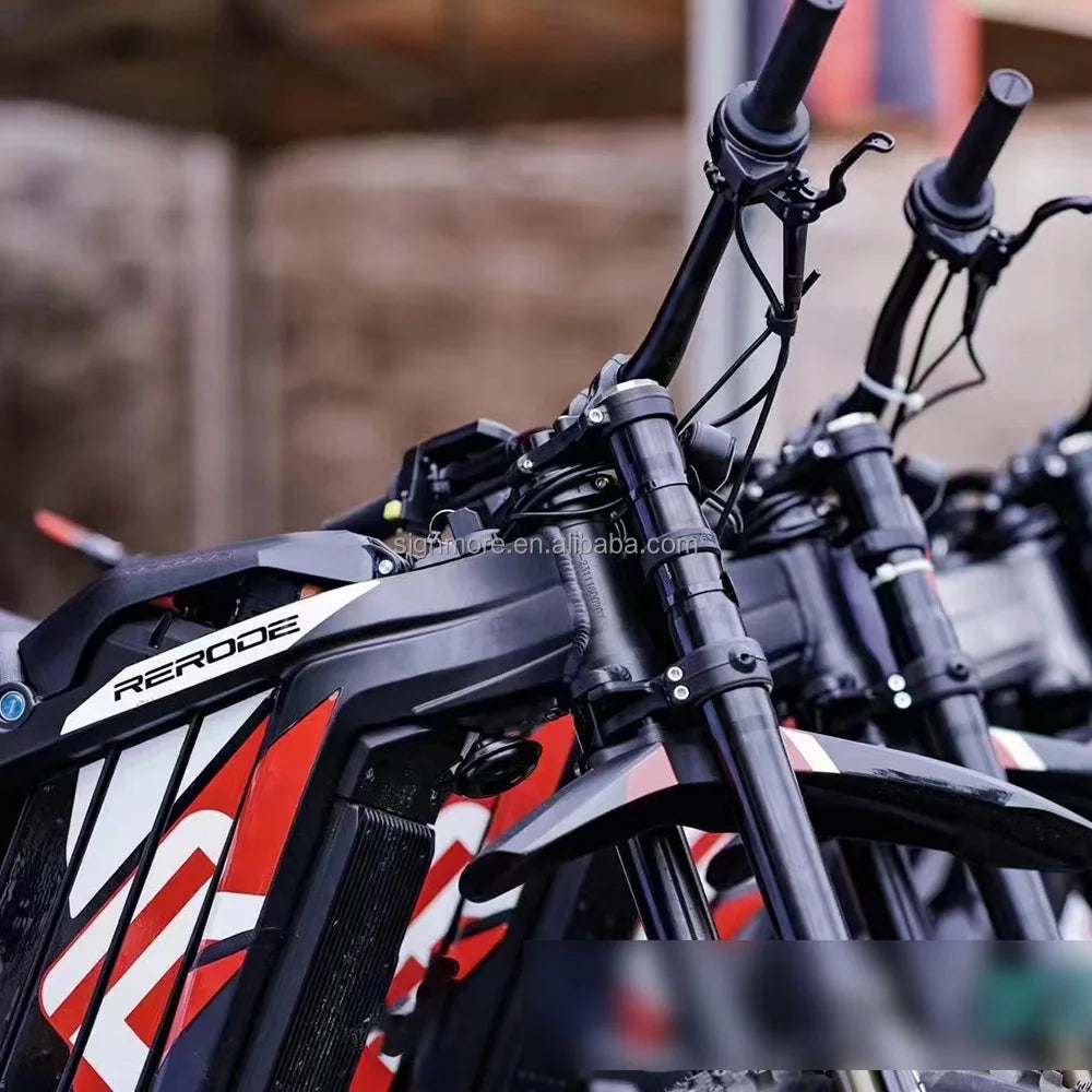 Powerful electric dirt bike 8000w rerode r1 35ah cheap electric motorcycle suron 72v RISE DEFENSE SYSTEMS.AI PRODUCTS