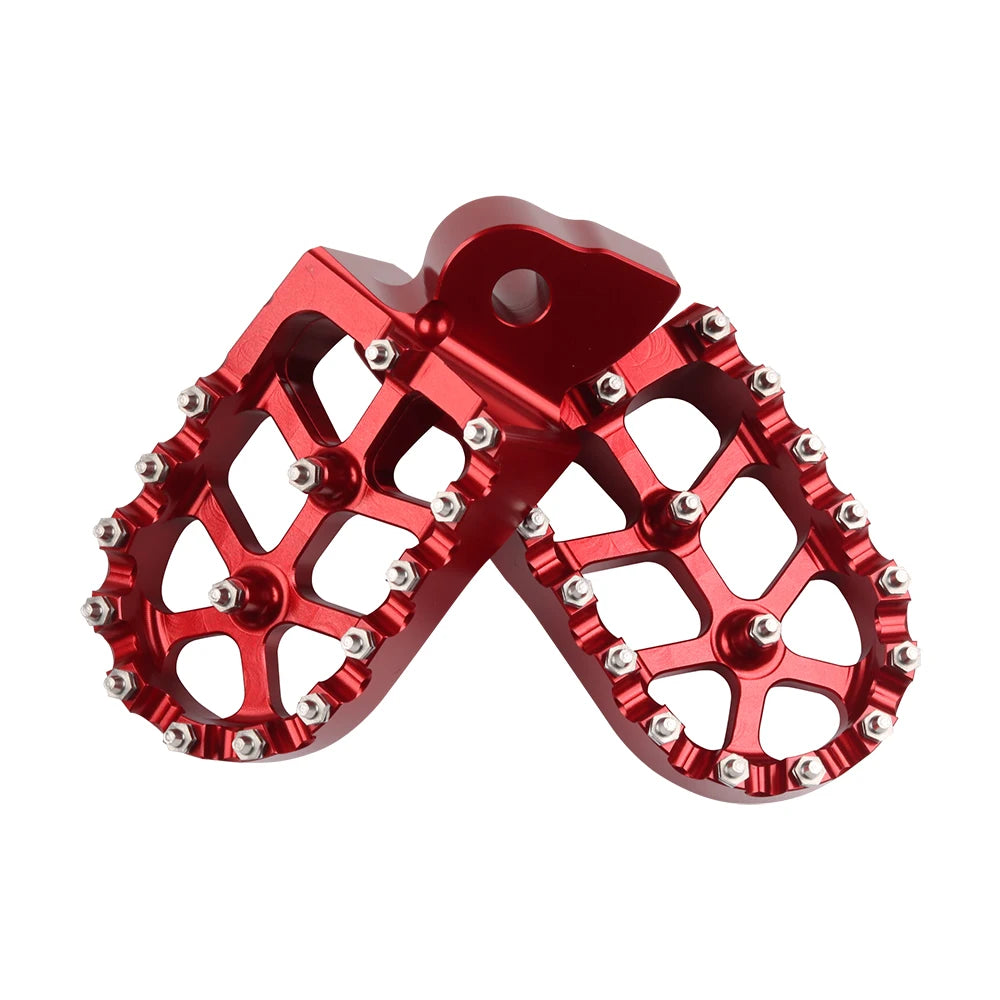 Motorcycle CNC Foot Pegs Footpeg Pedals FootRest For YAMAHA YZ 65 85 125 250 125X 250X 250FX 450FX WR 250F 450F YZF WRF 250 450 RISE DEFENSE SYSTEMS.AI PRODUCTS