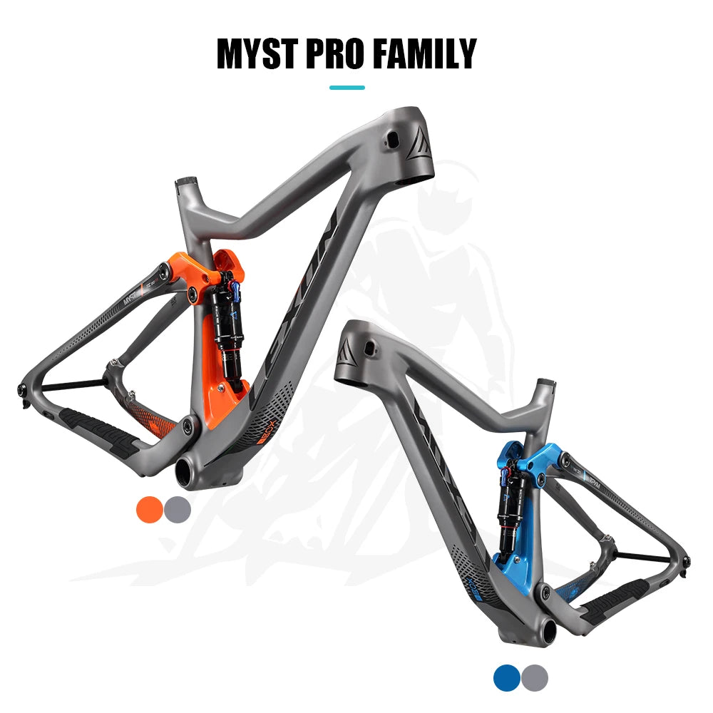 2024 LEXON Bicycle Frame XC TRIAL Cross country Carbon Mountain Bike Full Suspension 29er Boost frameset ROCKSHOX DNM Parts RISE DEFENSE SYSTEMS.AI PRODUCTS