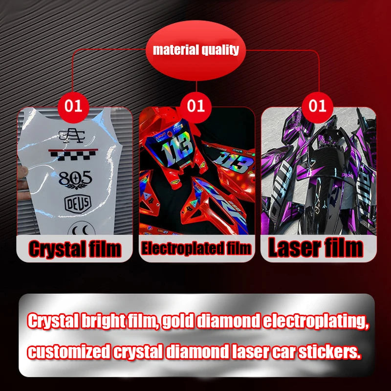 forSUR-RON Ultra Bee Holographic Graphics Special thickened laser colours decal body cover imitation scratch protection stickers RISE DEFENSE SYSTEMS.AI PRODUCTS